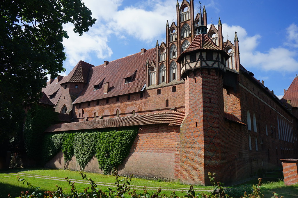 Murailles du Chateau Moyen de Malbork.