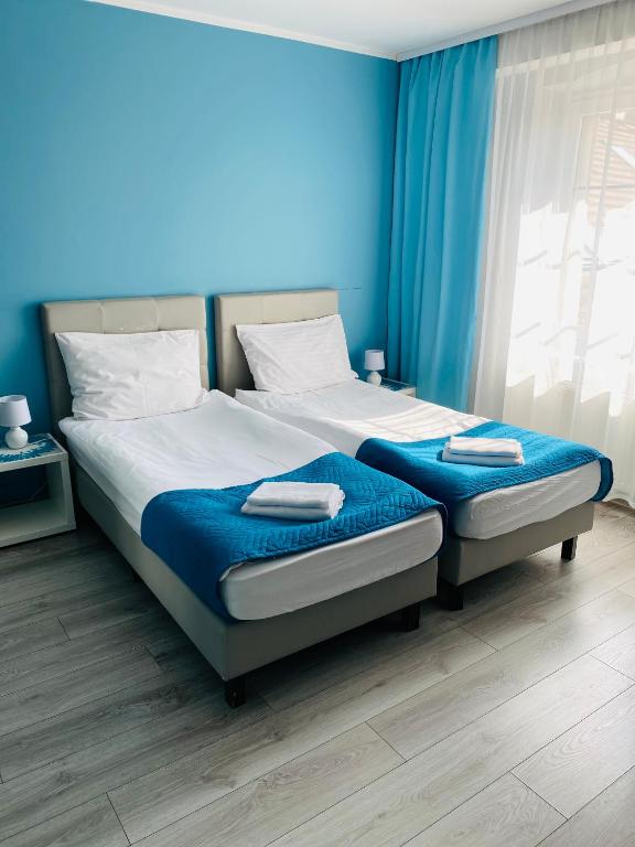 Chambre privative de l'auberge Hostel Freedom à Torun.