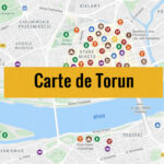 Carte de Torun : Tous les lieux du guide