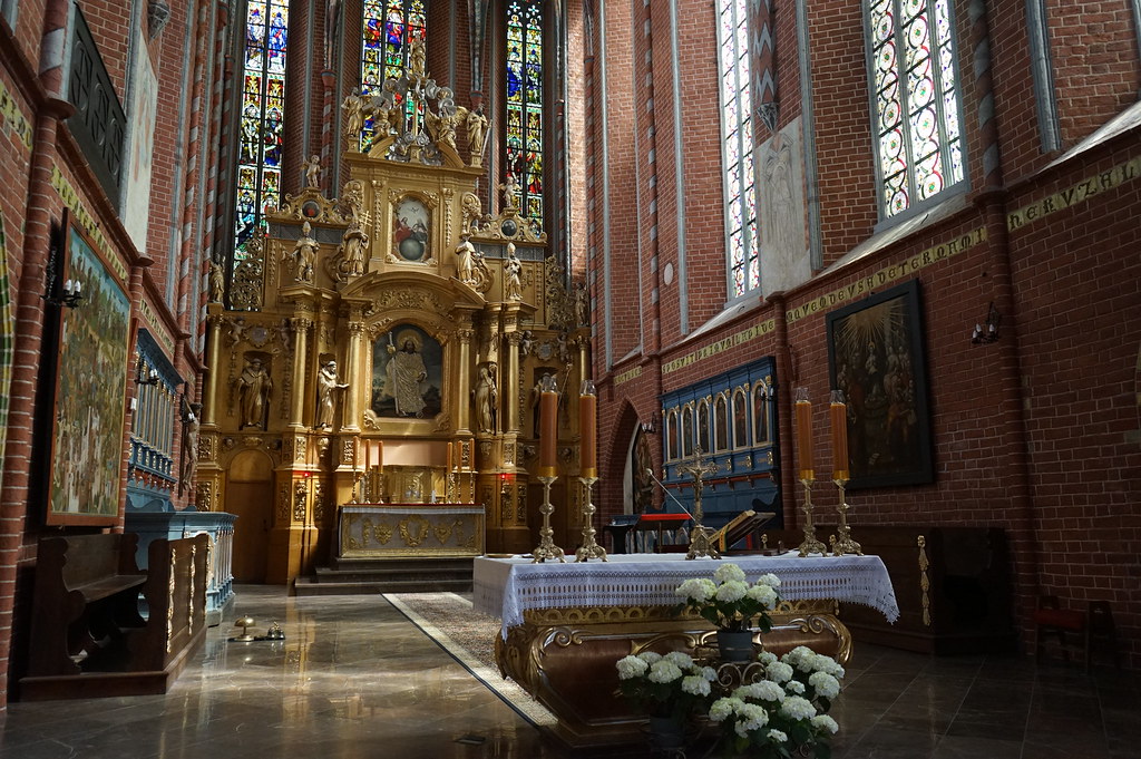 Choeur de l'église Saint Jacques à Torun.