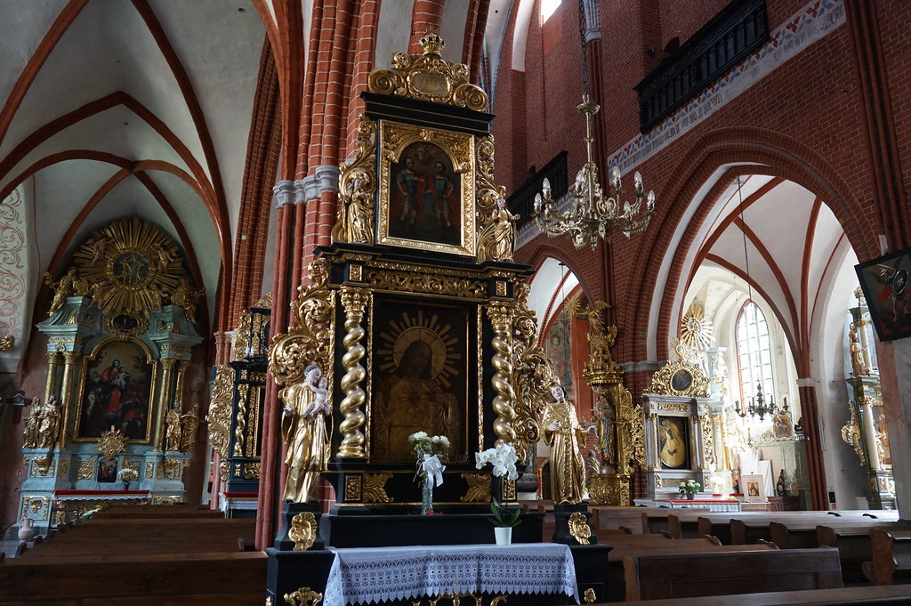Dans l'église Saint Jacques à Torun.