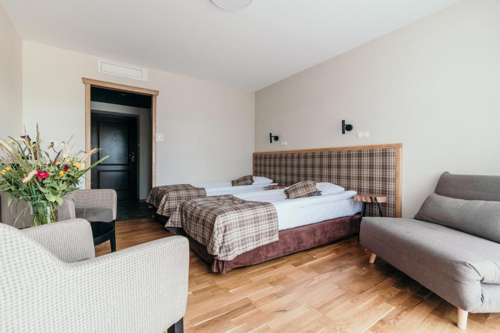 Chambre de l'Hotel Osada Karbowko près de Torun.