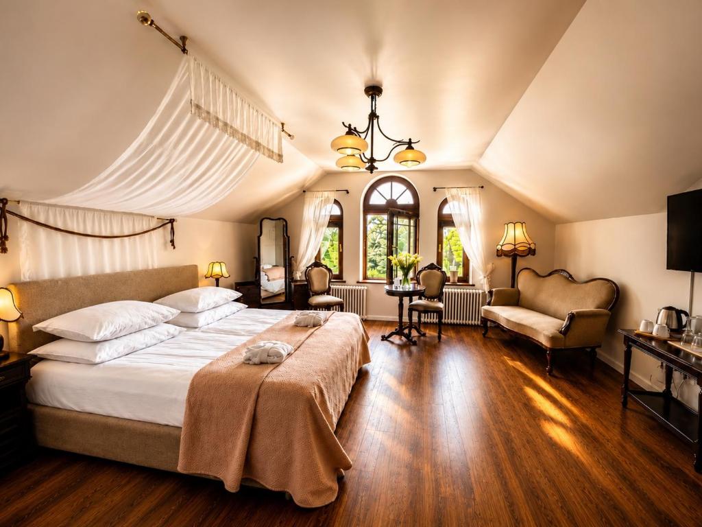 Chambre de l'hotel Pensjonat Pod Jemiola.