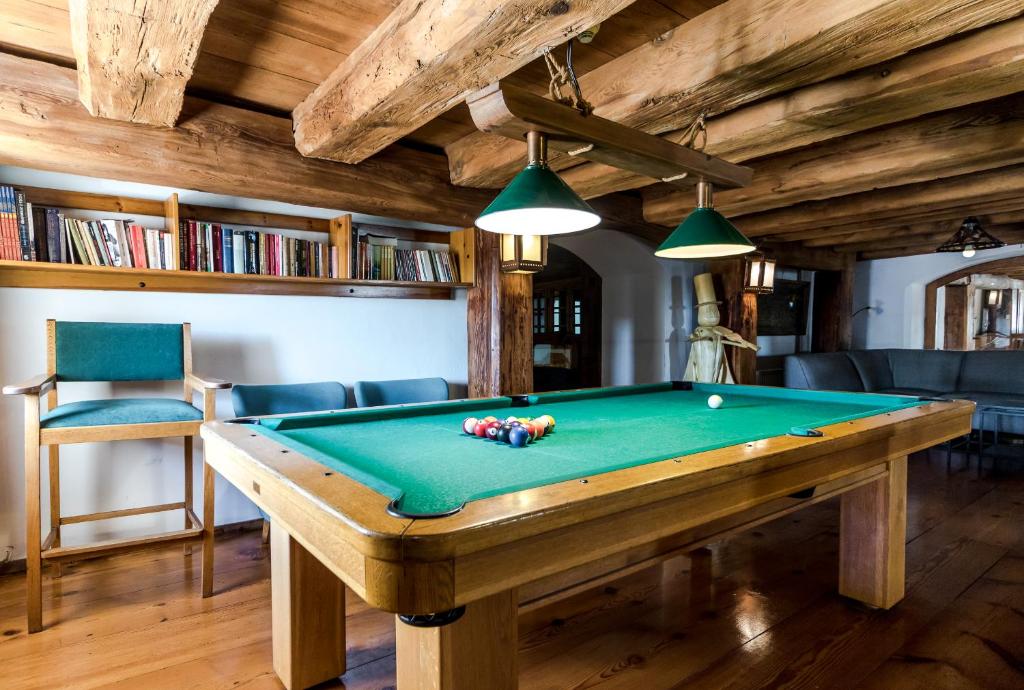 Billard de l'Hotel Spichrz à Torun.