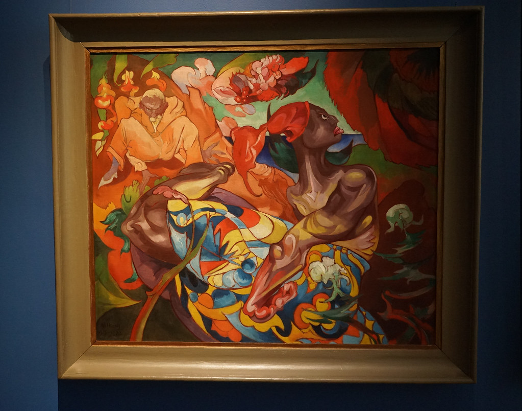 "Kompozycja" (vers 1920), toile de Witkacy au Musée de l'Hotel de Ville de Torun.