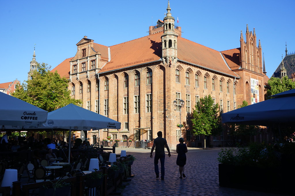 Hotel de ville sur le Rynek de la vieille ville de Torun.
