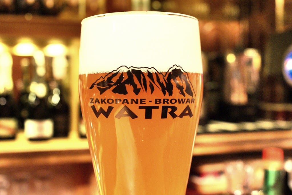 Watra, bière brassée à Zakopane et nom du bar où la boire.