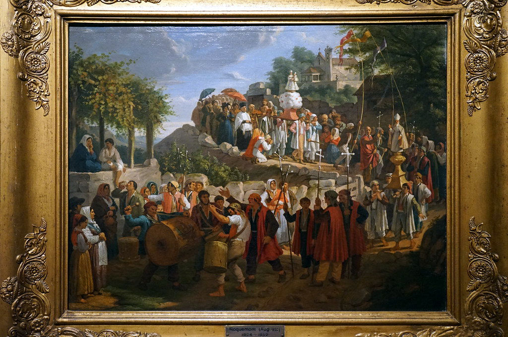 "Procession" (1840), tableau de Augusto Roquemont au Musée Soares dos Reis de Porto.