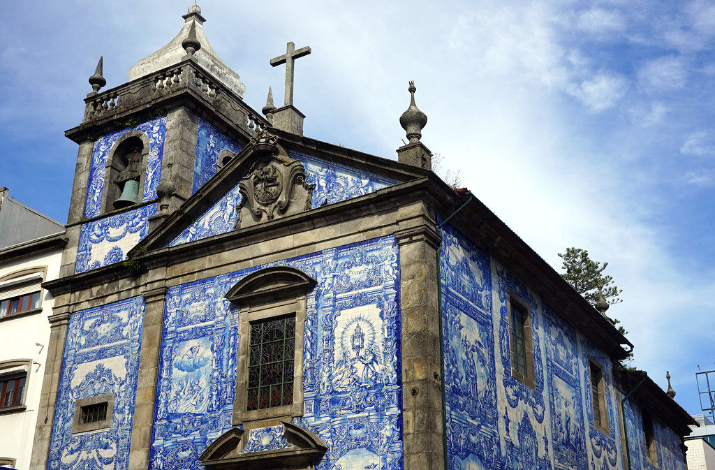 Eglise Chapelle des âmes dans le quartier de Bolhao à Porto.