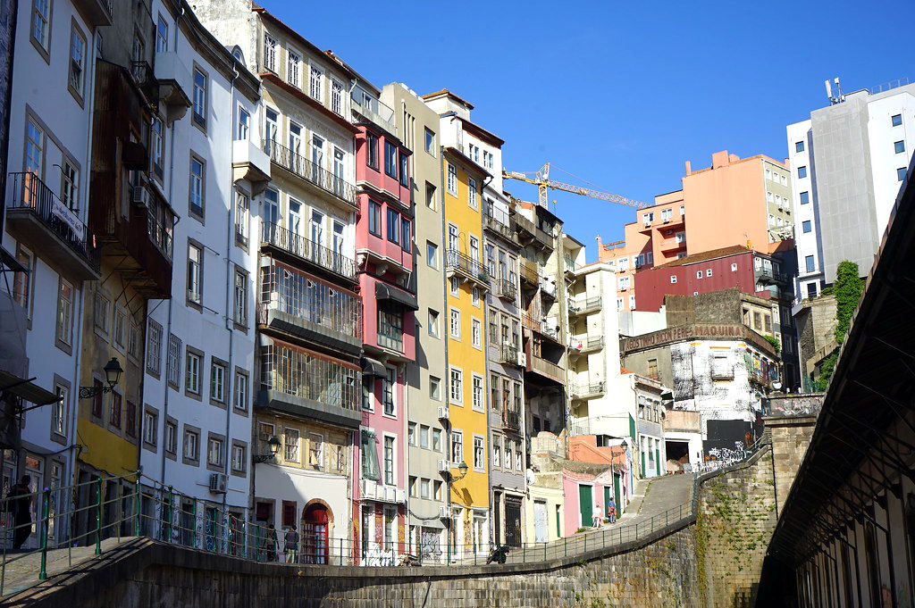 En remontant au dessus de la Gare Sao Bento.