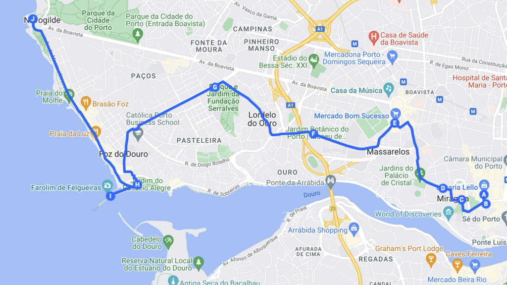 Itinéraire de visite à Porto : Jour 2.