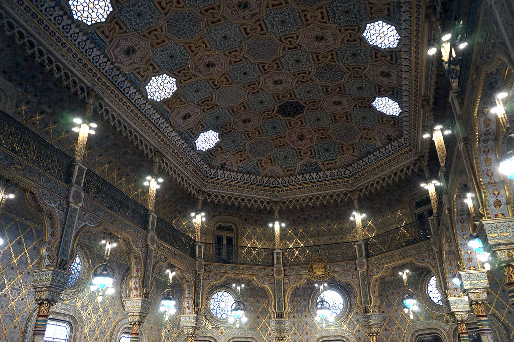 Plafond de la salle maure de l'ancienne bourse.