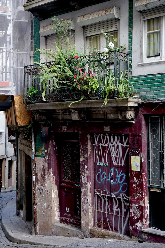 Immeuble du centre historique d'Oporto.