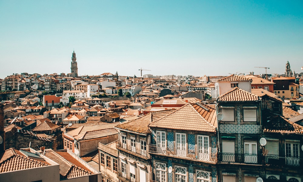 Quartiers de Porto : Vue depuis la cathédrale de la Sé - Photo d'Eugene Zhyvchik 