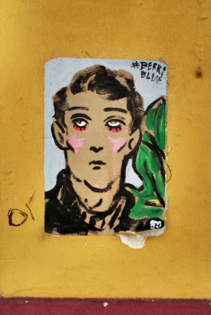 Street art à Porto avec Berri Blue.