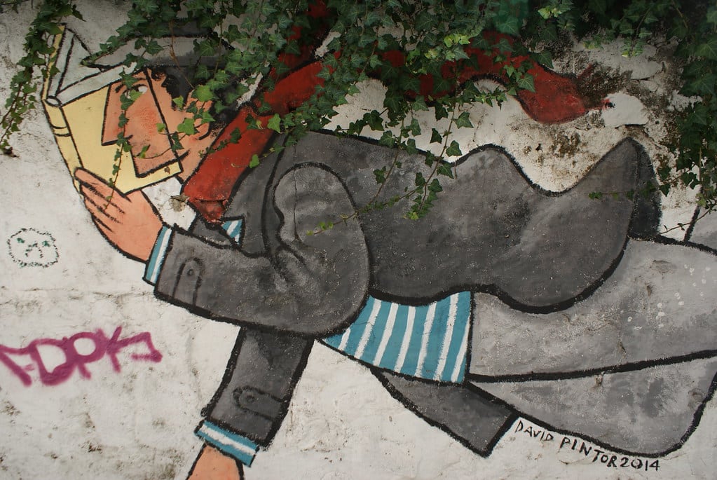 Street art de Pintor à Porto.