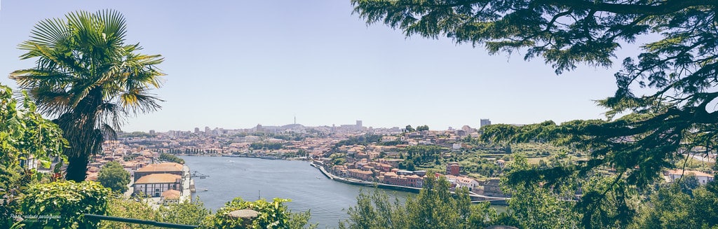 Vue panoramique des Jardins du Palais de Cristal sur Porto - Photo de Chill