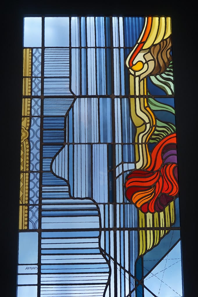 Vitraux abstrait.