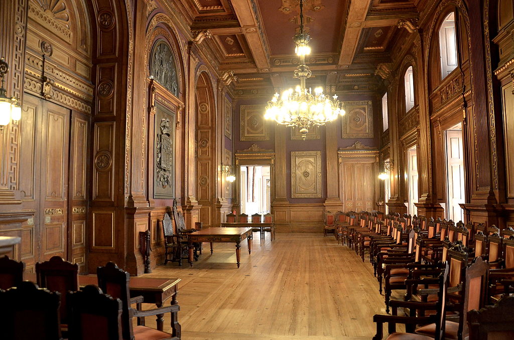 Salle de l'assemblée du Palais de la Bourse - Photo de Marcello Saponaro - Licence ccby 2.0