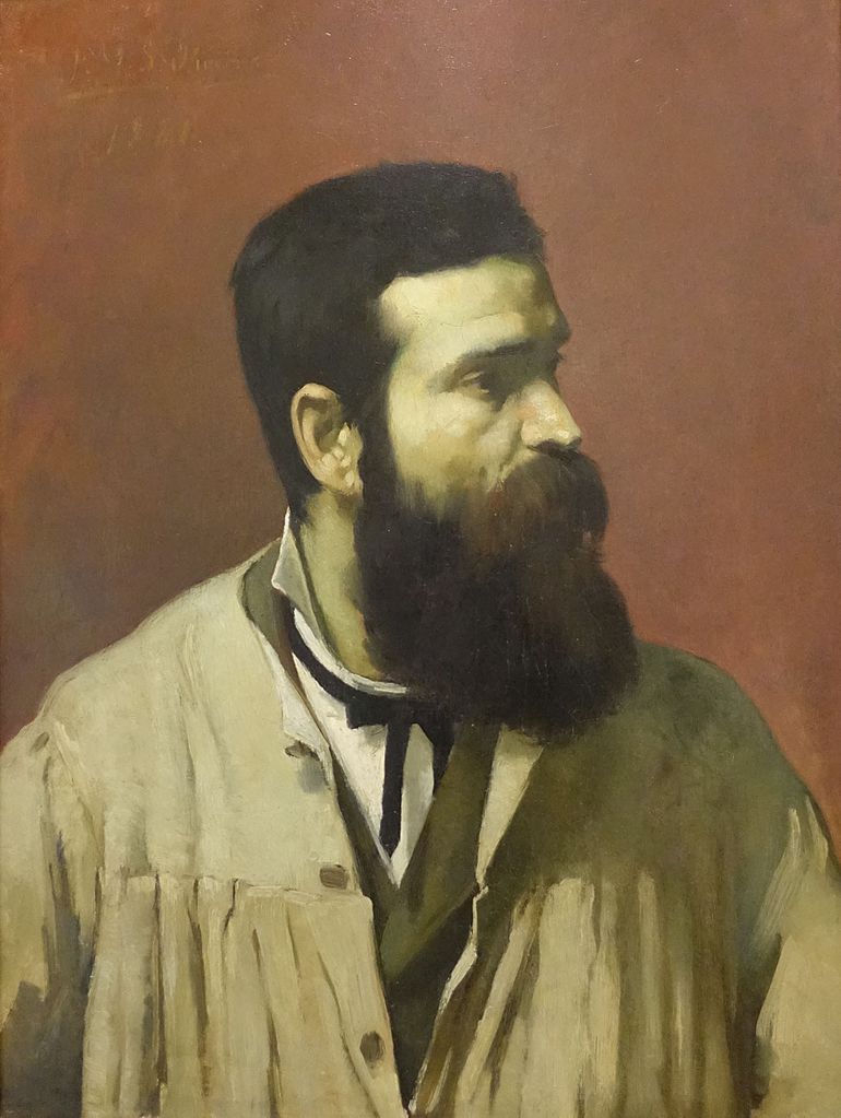 > Portrait de Soares dos Reis par Marques do Oliveira.