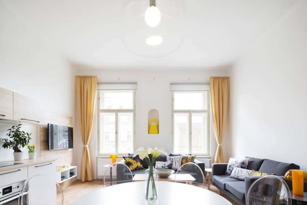 Airbnb à Prague : Appartement en location dans le quartier branché.