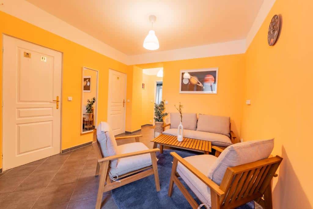 Dans l'auberge réservée aux femmes Stellar female hostel à Prague.