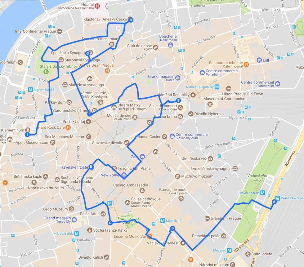 Visiter Prague en 3 jours : Jour 1.