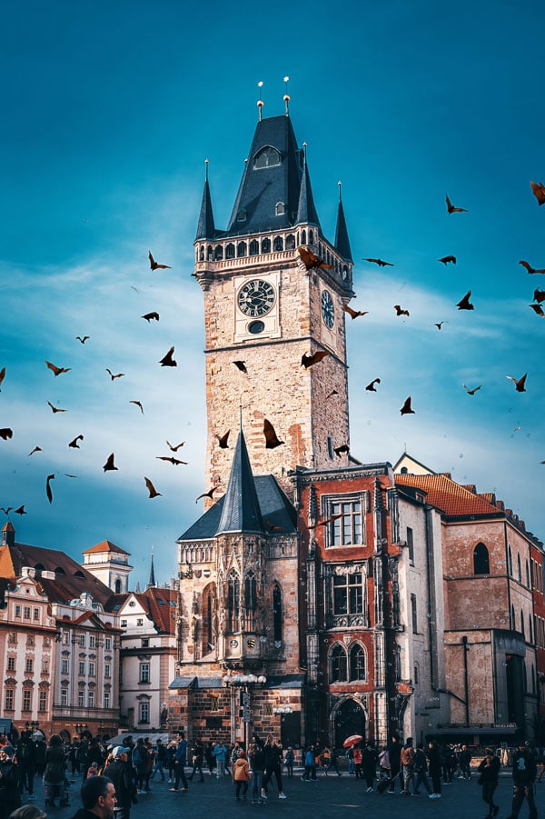 Hotel de Ville de Prague dans le centre historique - Photo de John Jacobson