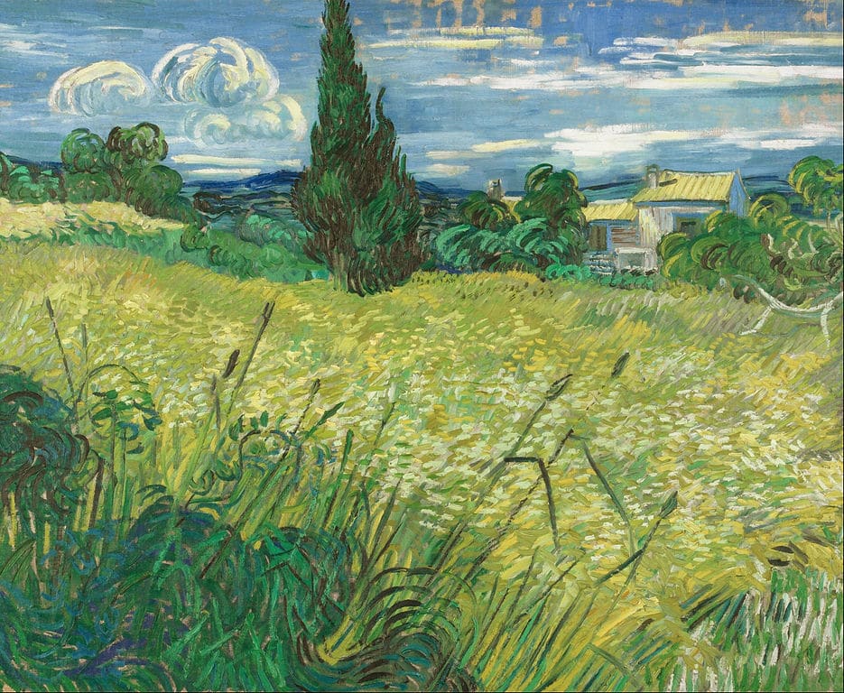 Tableau de van Gogh dans le Musée d'Art Moderne de Prague (Veletržní palác) dans le quartier de Holesovice.