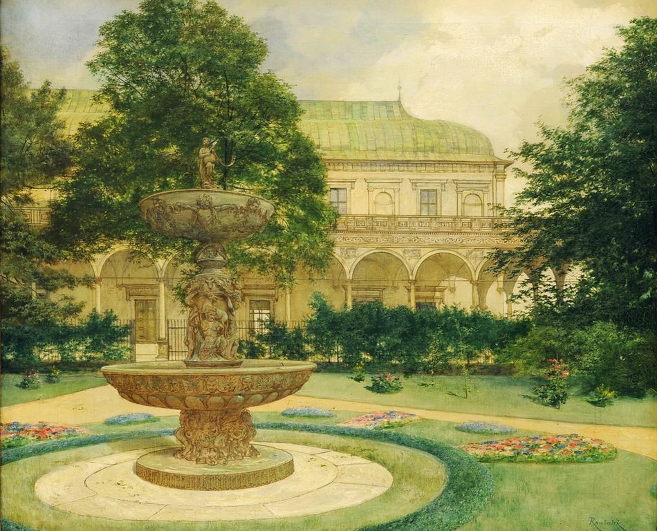 Jardin Royal du Hradcany à Prague par Bohumír Roubalík 