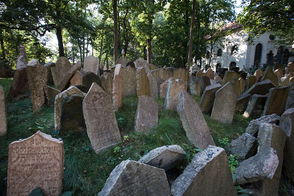 Dans le cimetière juif du quartier de Josefov à Prague - Photo de Jorge Royan