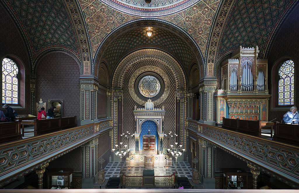 Dans la synagogue espagnole de l'ancien quartier juif de Josefov à Prague - Photo de Thomas Ledl