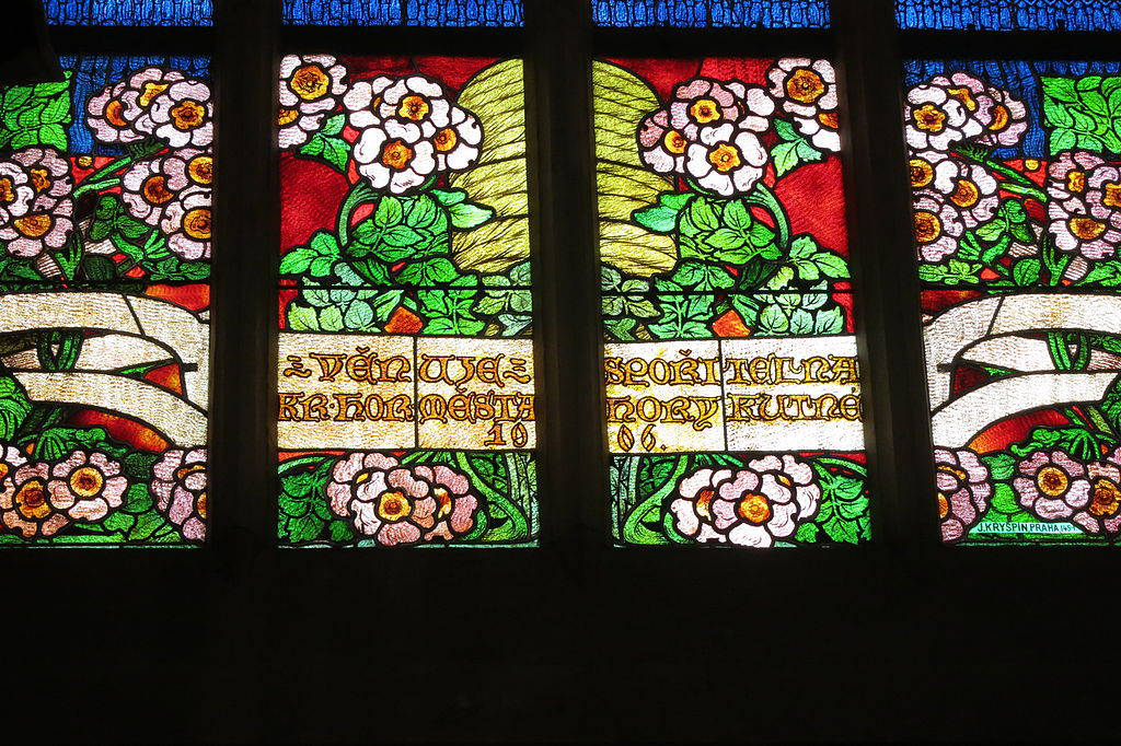 Vitraux de l'église St Barbara à Kutna Hora - Photo de Jiri Sedlacek - Licence ccbysa 3.0