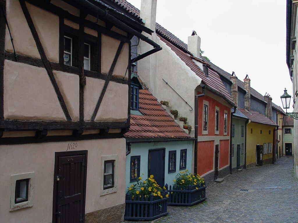 Zlata Ulica, la ruelle d'or à Prague. Photo de Maros M r a z (Maros) - Licence ccbysa 3.0