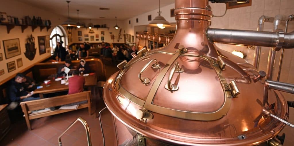 Brasserie du monastère de Strahov dans le quartier de Hradcany à Prague.