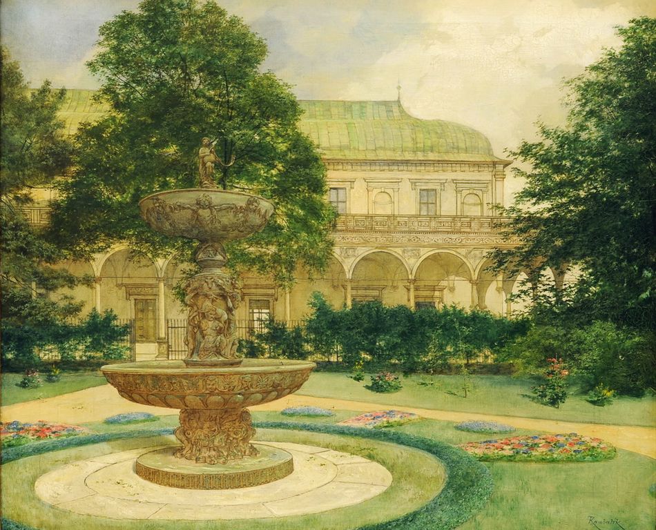 Jardin Royal du Hradcany à Prague par Bohumír Roubalík
