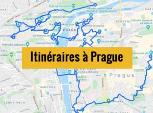 Prague en 2, 3 jours : Itinéraires à pied [23 étapes]