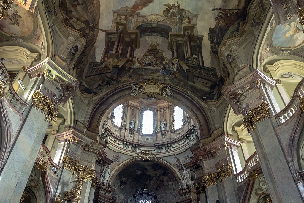 Eglise Saint Nicolas dans le quartier de Mala Strana à Prague - Photo de Jerzy Strzelecki