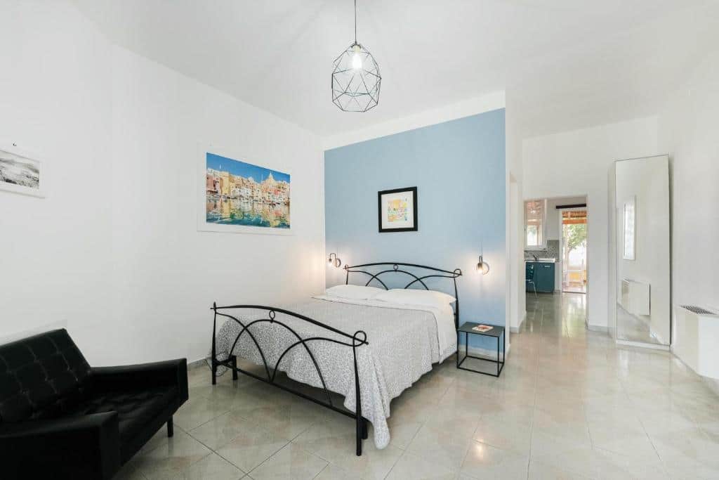 Hébergement à Procida : Chambre de l'appartement Ciraccio.