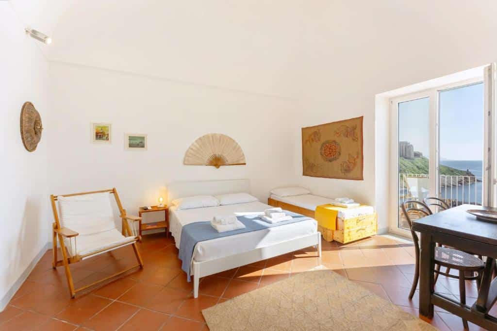 Chambre de l'appartement hotel Torretta Corricella - Punta dei Monaci à Procida.