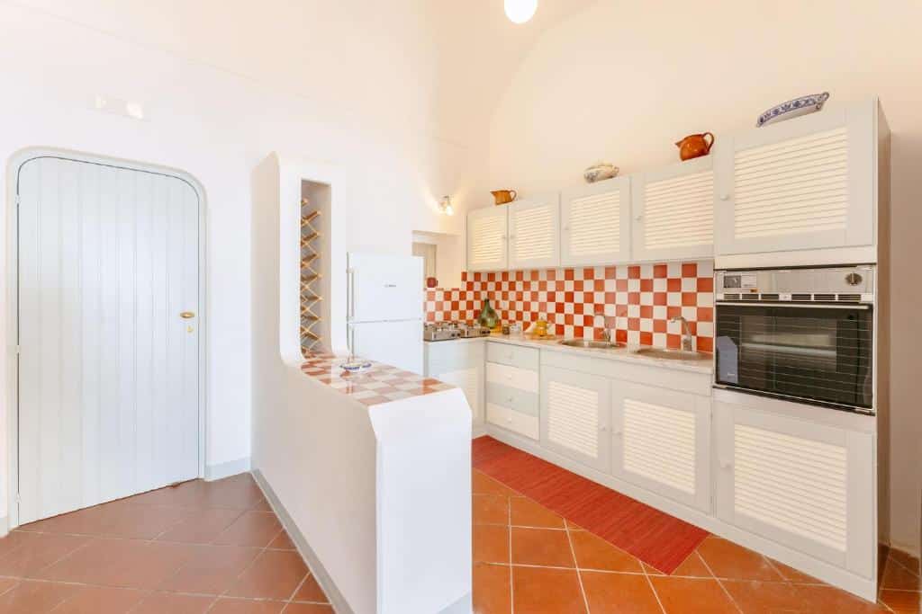 Cuisine de l'appartement hotel Torretta Corricella - Punta dei Monaci à Procida.