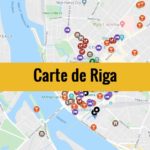 Carte de Riga (Lettonie) : Plan détaillé gratuit et en français à télécharger