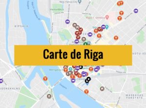 Carte de Riga (Lettonie) : Plan détaillé gratuit et en français à télécharger