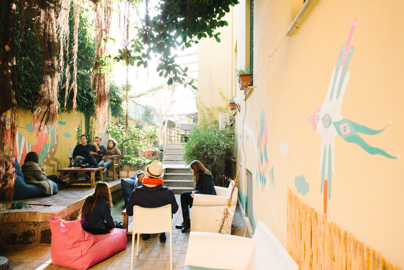 The Beehive, auberge de jeunesse à Rome.