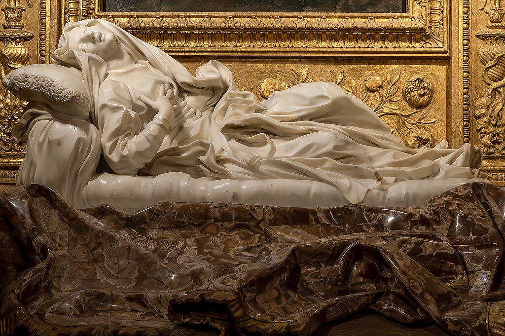 Extase de Ludovica d'Albertoni par Bernini à l'église San Francesco a Ripa à Rome - Photo de Labicanense - Licence ccby 4.0