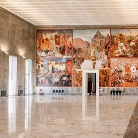 Musée de la Civilisation dans le quartier EUR à Rome.