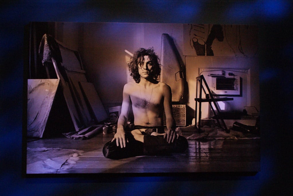 Expo Pink Floyd au Macro de Rome : Syd Barret, un des fondateurs du groupe originel.