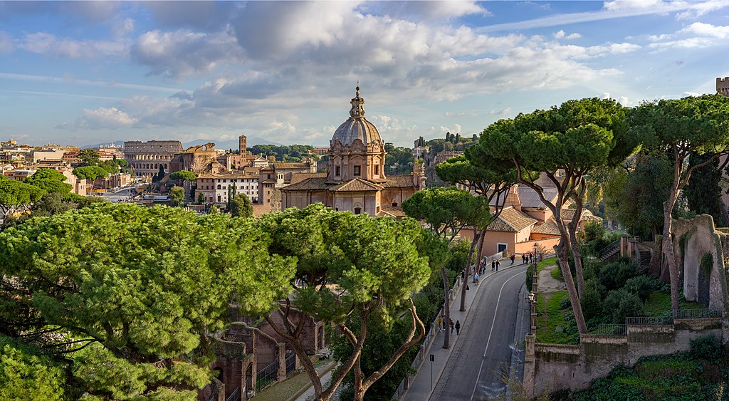 Quand venir à Rome en Italie ? Climat et météo à 7 jours. Photo du quartier antique par Wolfgang Moroder.