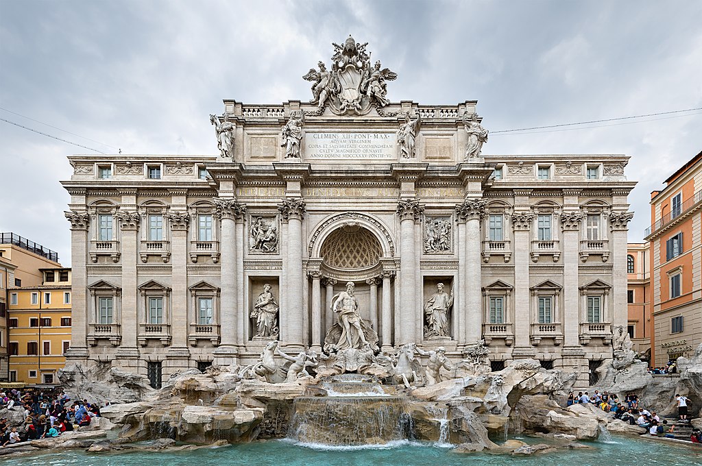 Fontaine de Trévi à Rome - Photo de Photo by DAVID ILIFF. License: CC-BY-SA 3.0