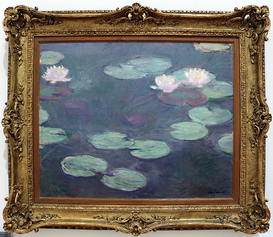 "Les nymphéas roses" (1899) de Claude Monet dans le Musée d'art moderne de Rome.